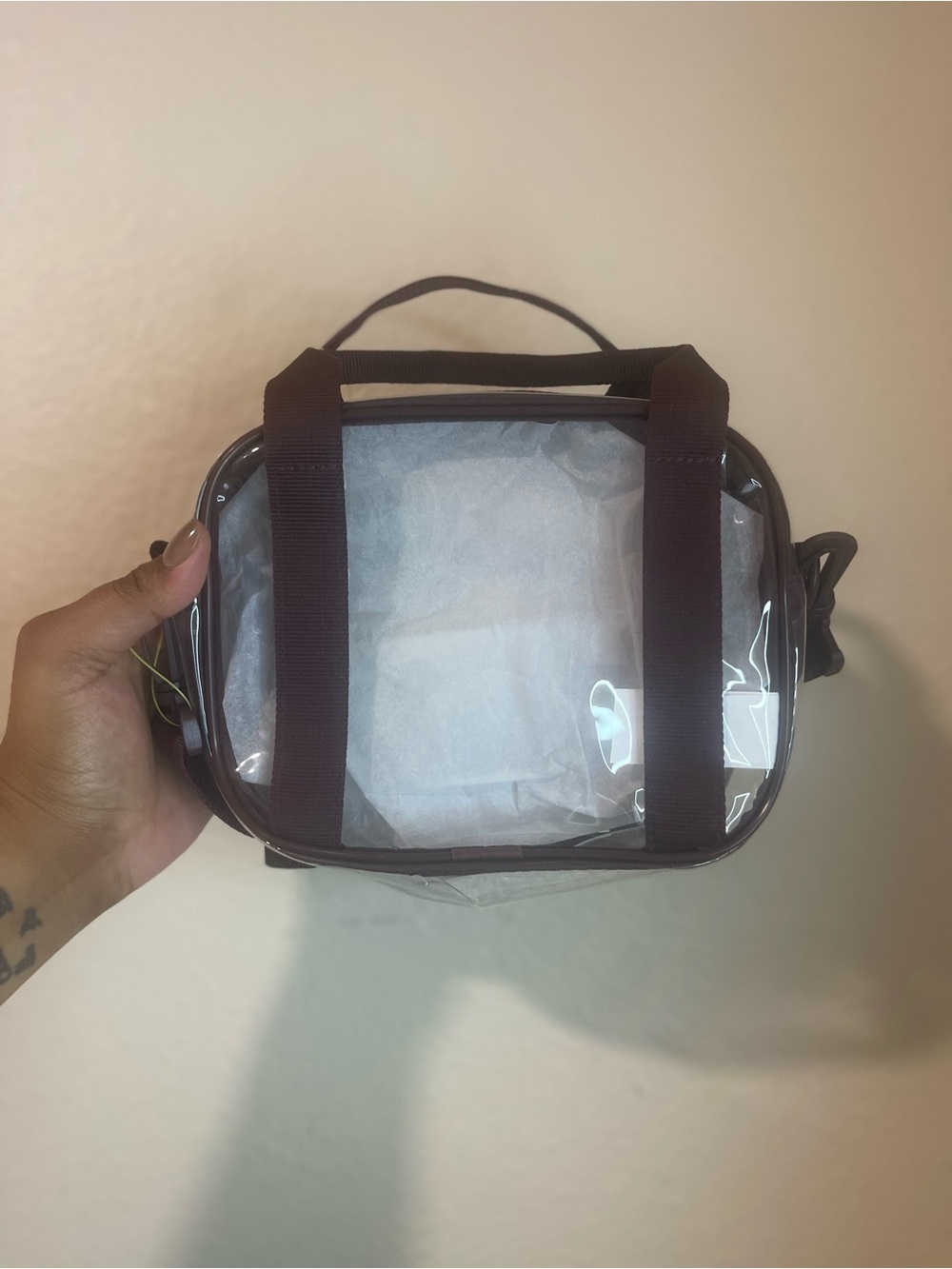 All in Motion: Clear Travel Crossbody Bag